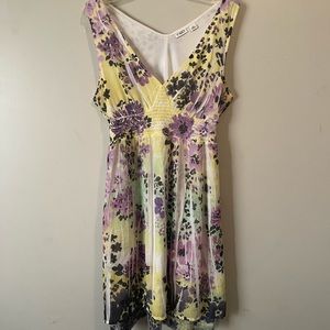 Beautiful Dress 16 Lined Ruched Waist Sleeveless